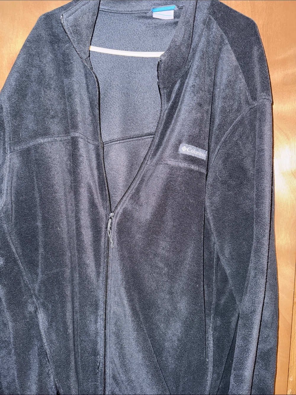 Columbia Men's Navy Lightweight yet warm Full-Zip Fleece Jacket - 4XLT
